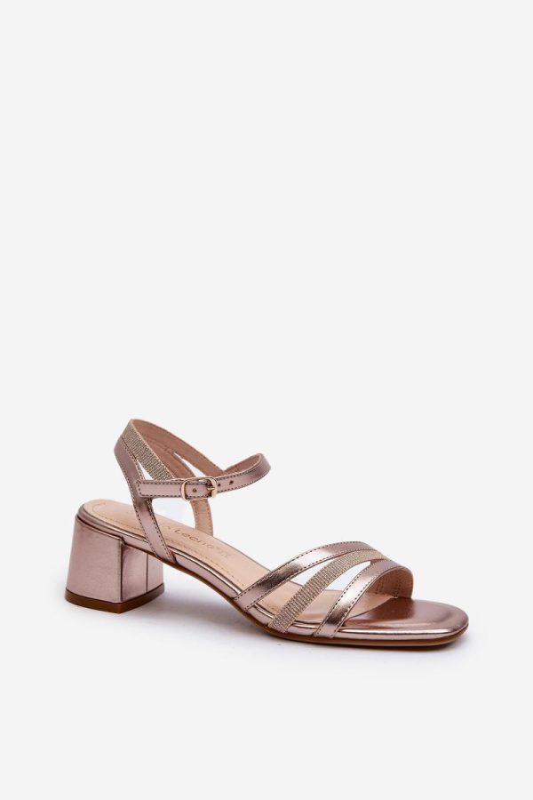 pink Heel sandals model 196656 Step in style