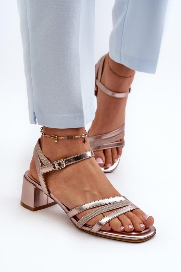 pink Heel sandals model 196656 Step in style