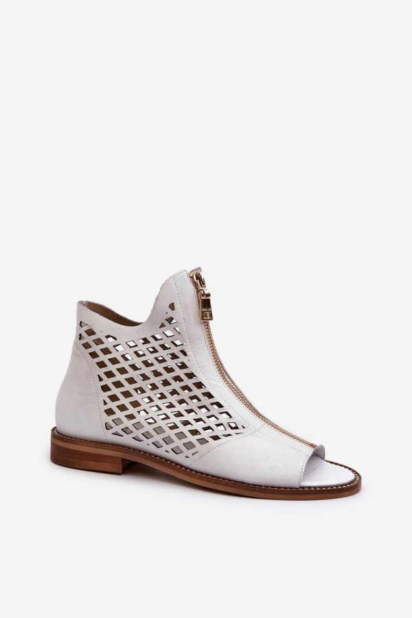 white Sandals model 196666 Step in style