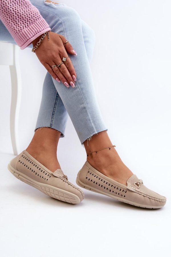 beige Mocassin model 196697 Step in style