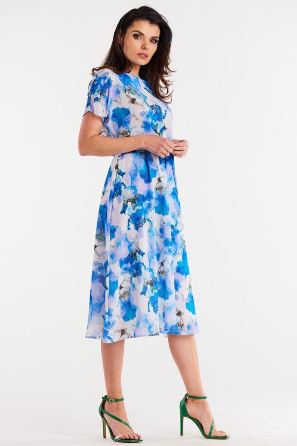 Blue Daydress in Day Dresses with Polyester
