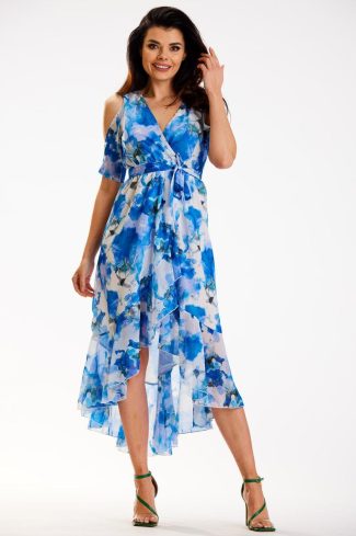 Blue Daydress in Day Dresses with Polyester
