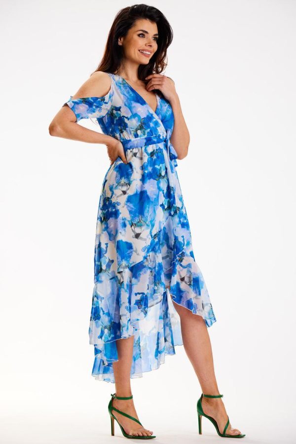 Blue Daydress in Day Dresses with Polyester