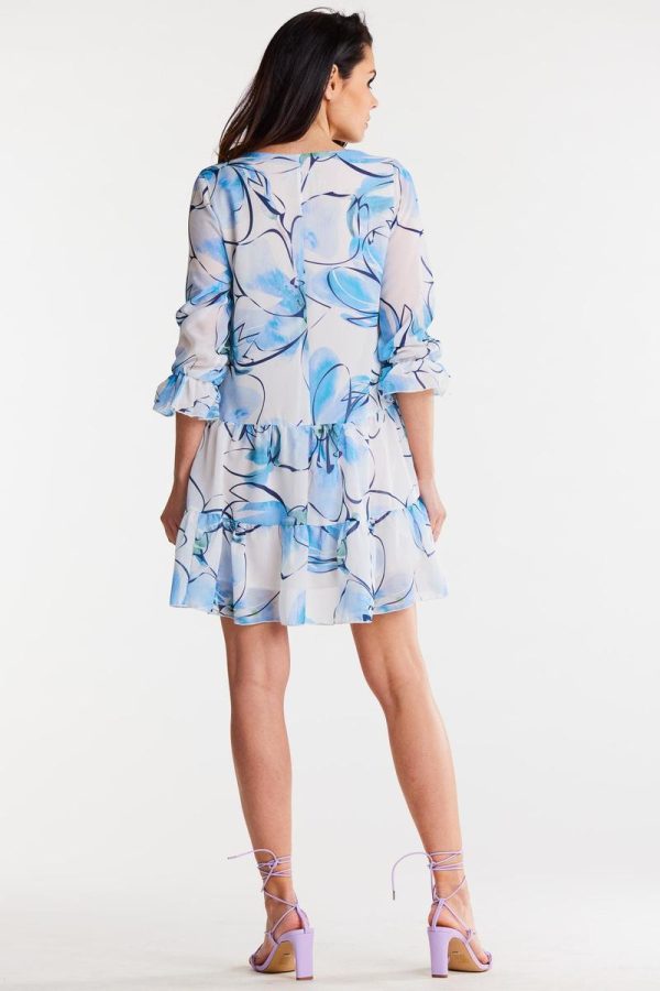White Daydress in Day Dresses with Polyester