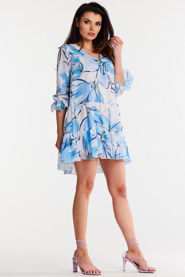 White Daydress in Day Dresses with Polyester