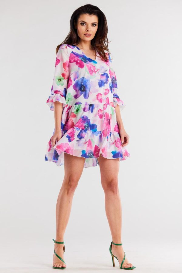 Multicolor Daydress in Day Dresses with Polyester