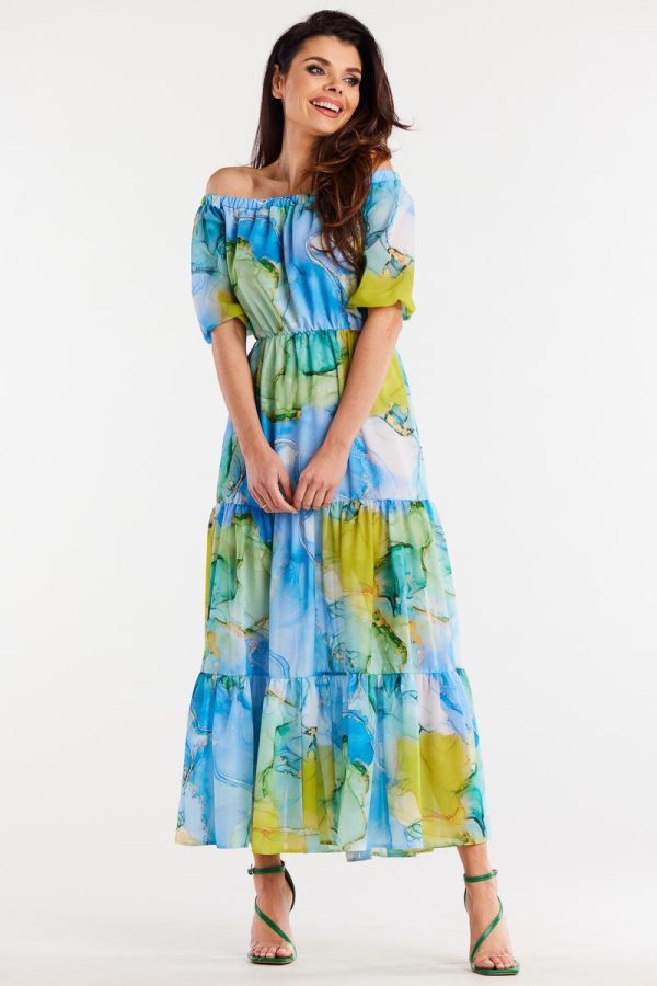 Multicolor Daydress in Day Dresses with Polyester