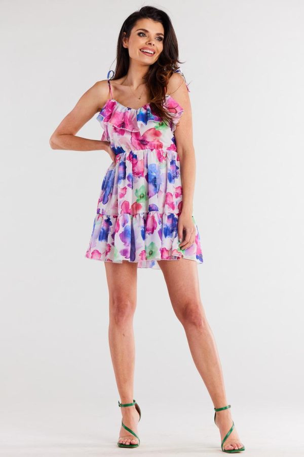 Multicolor Daydress in Day Dresses with Polyester