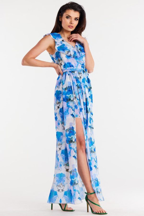 Blue Daydress in Day Dresses with Polyester
