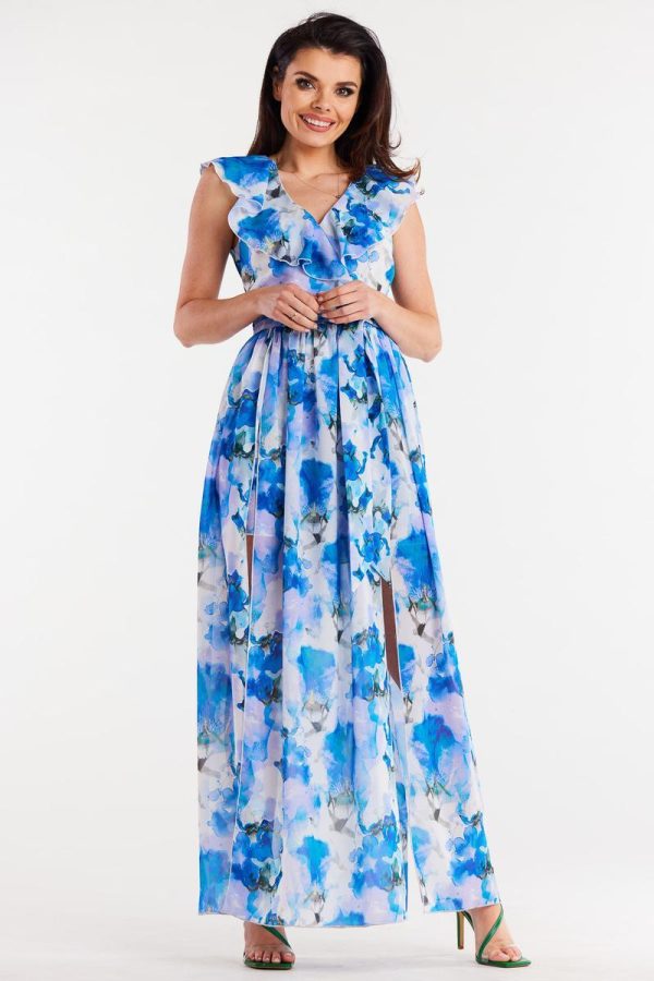 Blue Daydress in Day Dresses with Polyester
