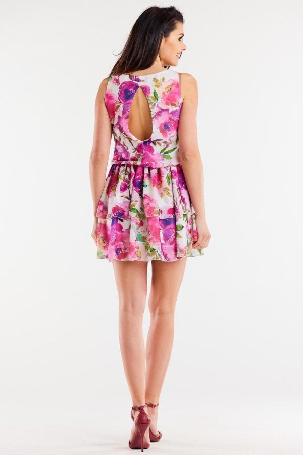 White Daydress in Day Dresses with Polyester