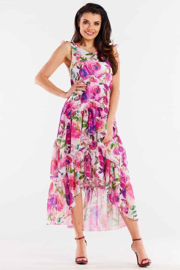 White Daydress in Day Dresses with Polyester