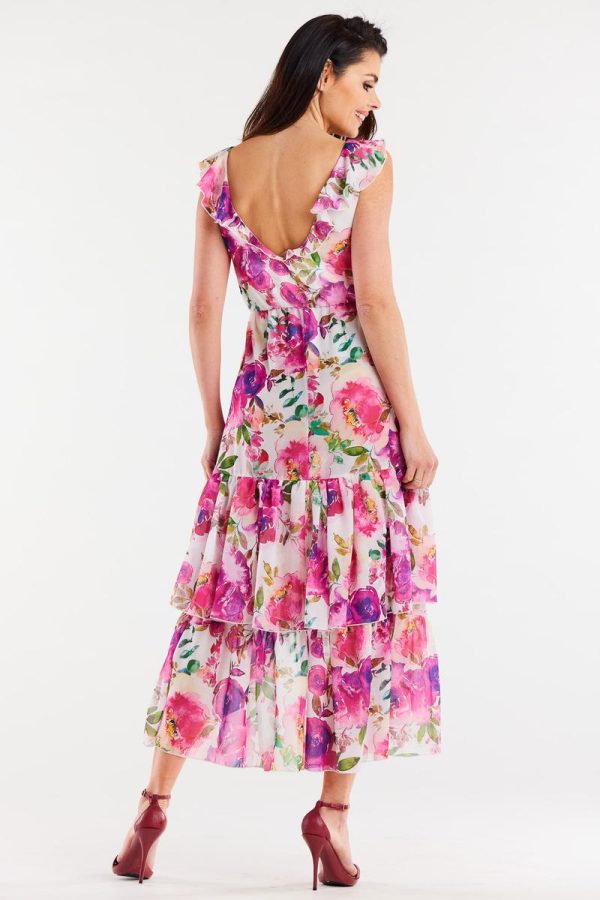 White Daydress in Day Dresses with Polyester