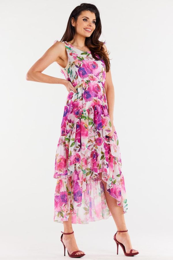 White Daydress in Day Dresses with Polyester