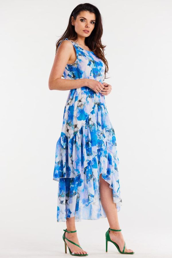 Blue Daydress in Day Dresses with Polyester