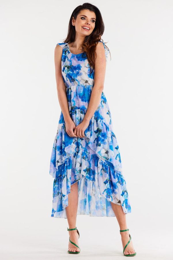 Blue Daydress in Day Dresses with Polyester
