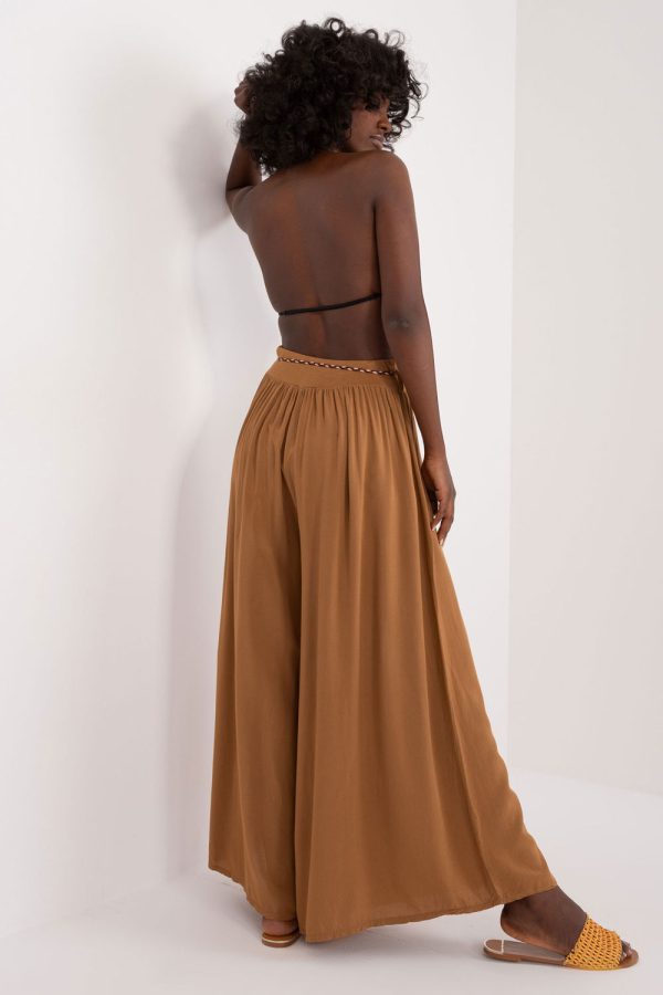 Brown Women Trousers in Pants, Trousers, Shorts with Viscose