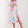 1029270 Blue Daydress in Day Dresses with Spandex, Polyester and Viscose