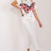 Beige Set in Pants, Trousers, Shorts with Spandex and Polyester