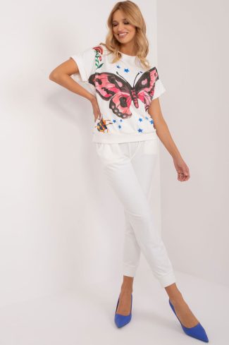 Beige Set in Pants, Trousers, Shorts with Spandex and Polyester