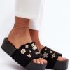 1029809.jpg Black Flip-flops in Sandals & Flip-Flops For Women with Fabric, Footbed and Platform Height