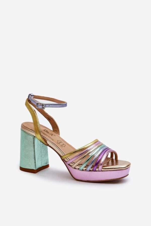 multicolor Heel sandals model 196965 Step in style