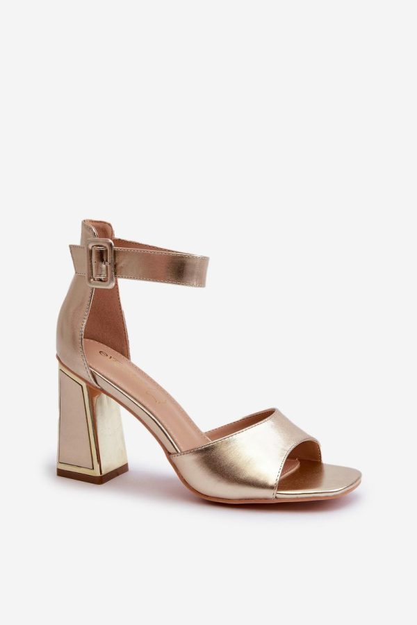 Yellow Heel Sandals in Sandals & Flip-Flops For Women with Fabric, Footbed and Heel Height