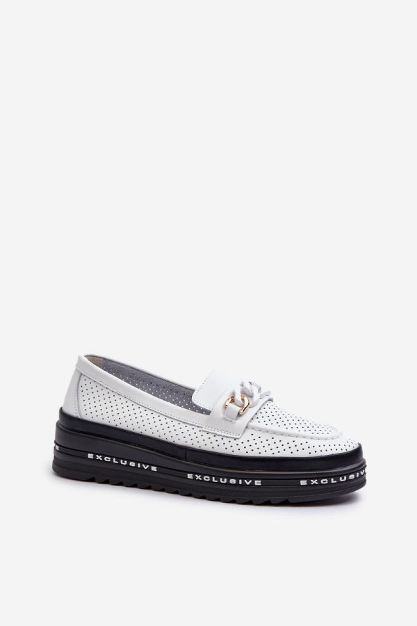 white Mocassin model 197156 Step in style