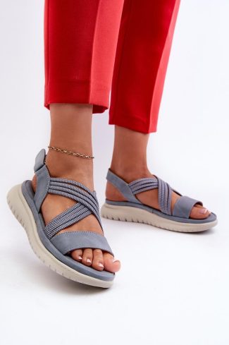 blue Sandals model 197168 Step in style