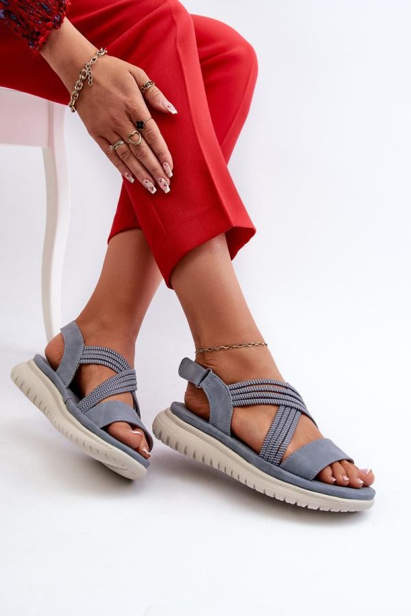 blue Sandals model 197168 Step in style