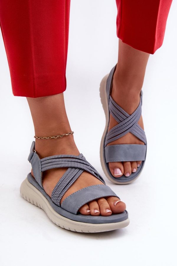 blue Sandals model 197168 Step in style