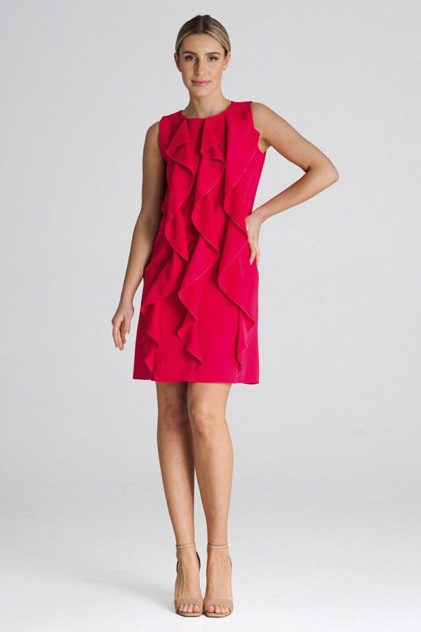 Pink Cocktail Dress in Formal Dresses, Cocktail Dresses with Polyester and Viscose