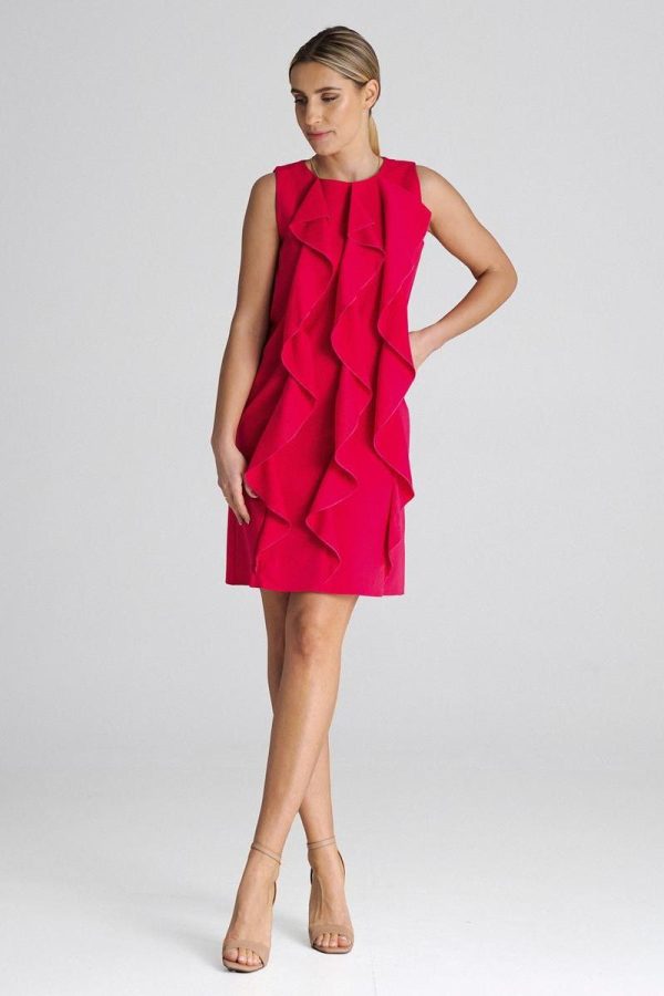 Pink Cocktail Dress in Formal Dresses, Cocktail Dresses with Polyester and Viscose