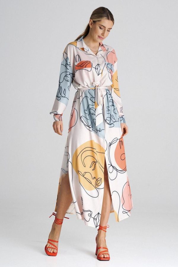 multicolor Daydress model 197187 Figl