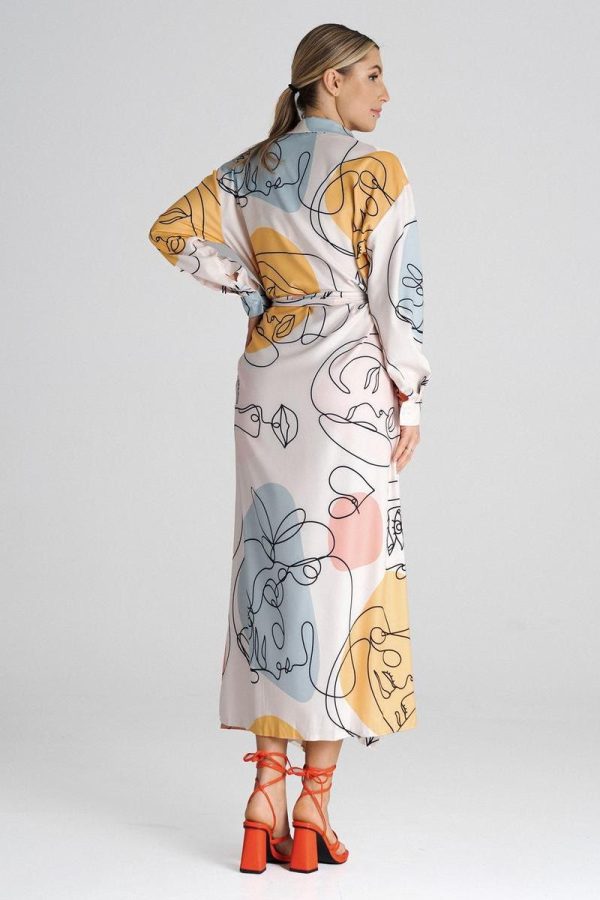 multicolor Daydress model 197187 Figl