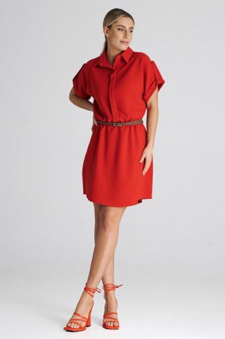 red Daydress model 197203 Figl