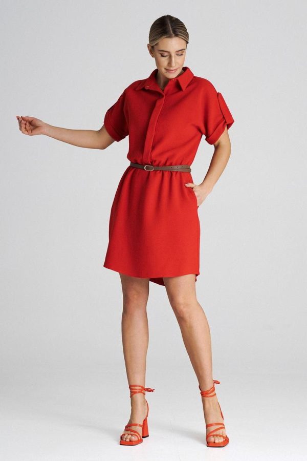 red Daydress model 197203 Figl
