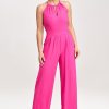 Pink Suit in Playsuits For Women with Polyester