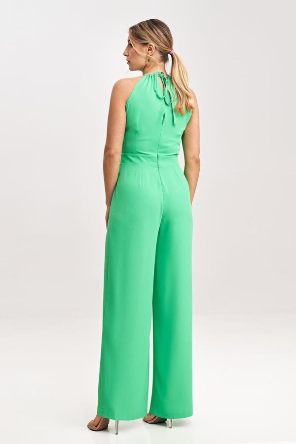 Green Suit in Playsuits For Women with Polyester