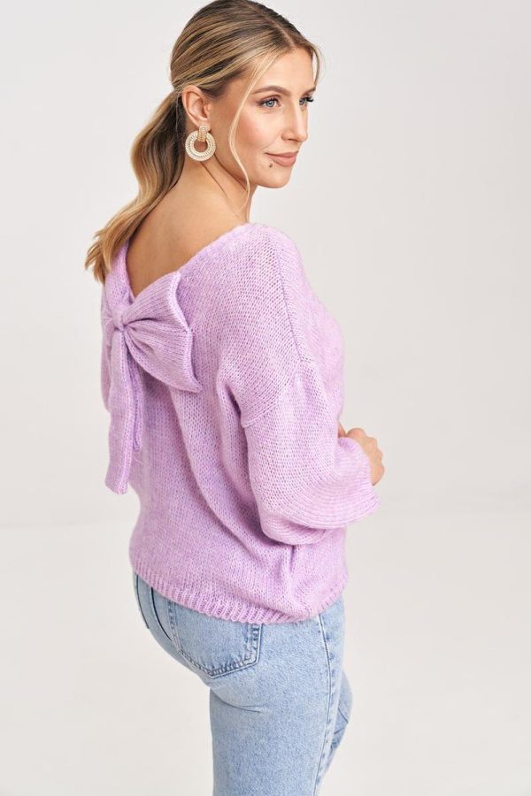 Violet Jumper in Sweaters, Pullovers, Jumpers, Turtlenecks, Boleros, Shrugs with Acrylic, Nylon, Polyester and Wool