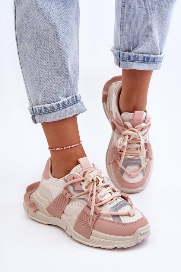beige Sport Shoes model 197391 Step in style
