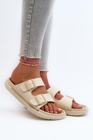 beige Flip-flops model 197418 Step in style