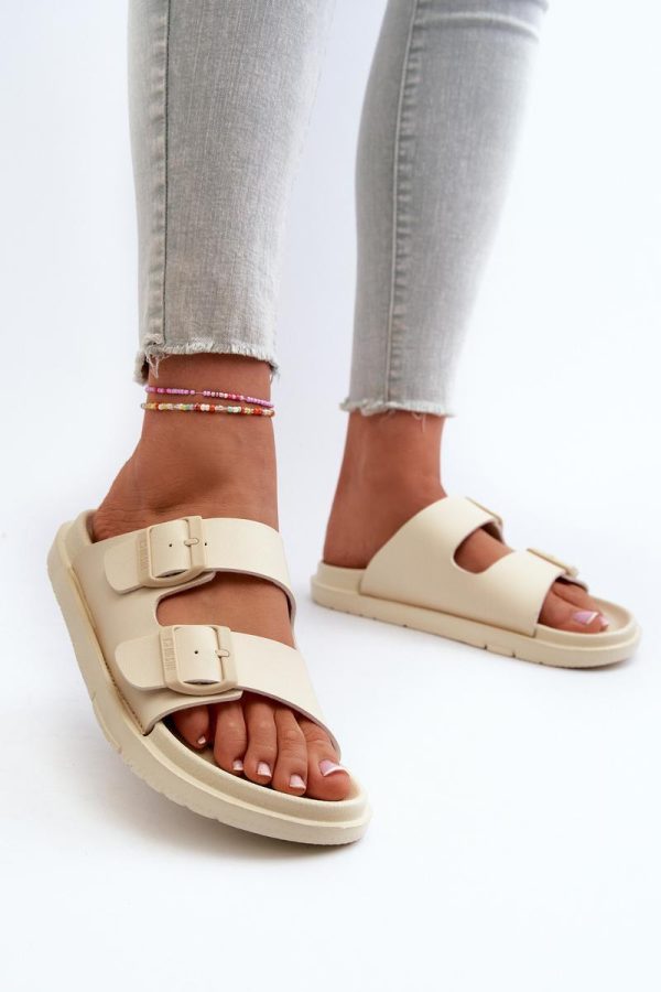 beige Flip-flops model 197418 Step in style