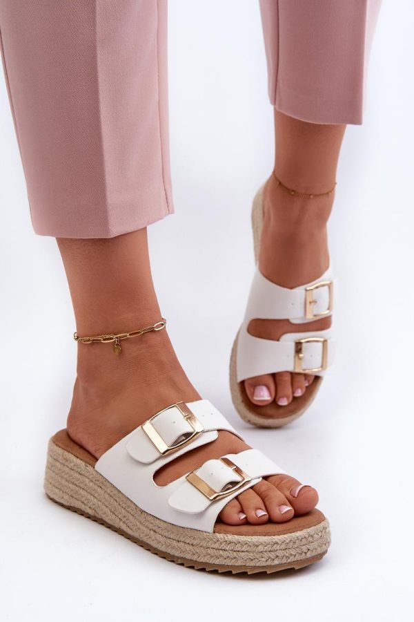 white Buskin model 197419 Step in style