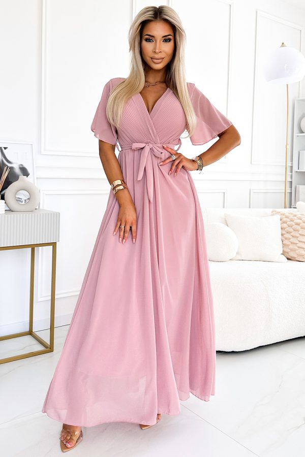 Pink Cocktail Dress in Formal Dresses, Cocktail Dresses with Spandex and Polyester