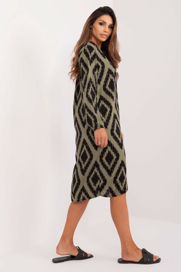 Green Daydress in Day Dresses with Viscose