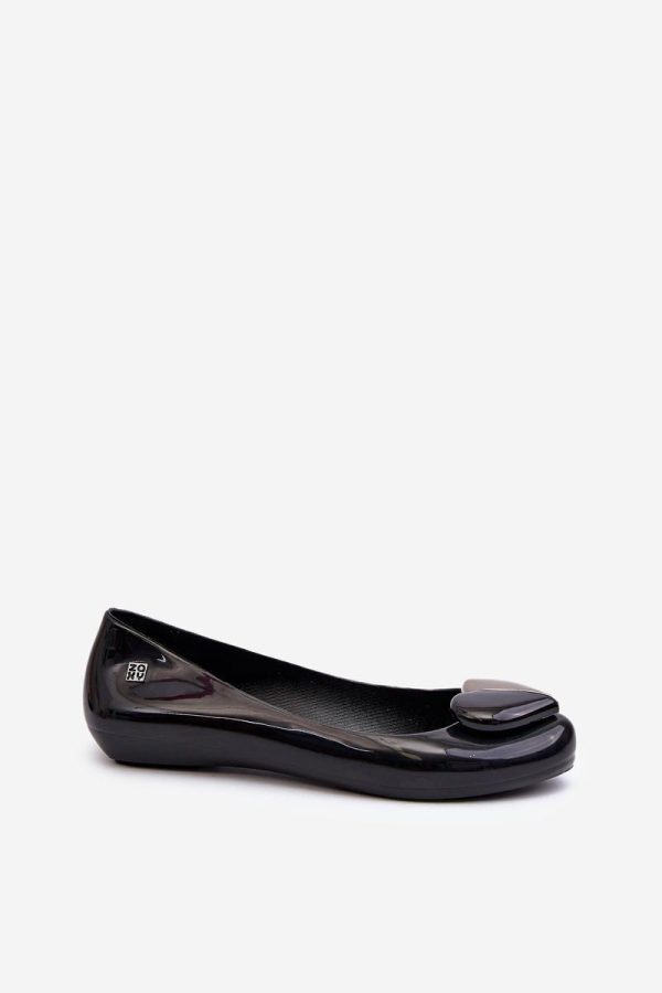 Black Ballet Flats in Ballet Flats, Ballet Pumps For Women with Fabric, Footbed, Upper Height and Sole Height