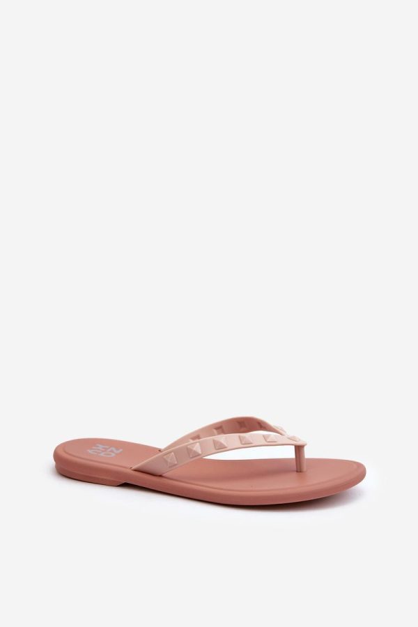 pink Japanese flip-flops model 197611 Step in style
