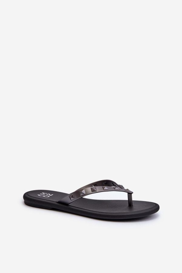 grey Japanese flip-flops model 197612 Step in style