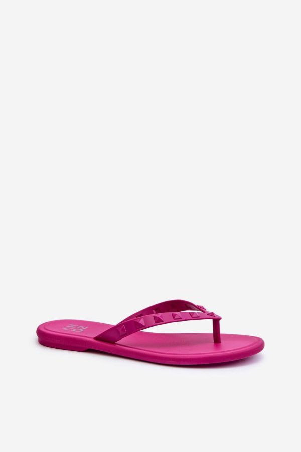 pink Japanese flip-flops model 197613 Step in style